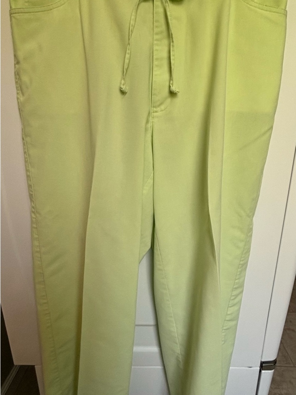 Light Lime Green Drawstring Pants